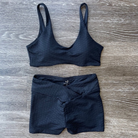 CSB Black Bare Shorts + Top - Crop Shop Boutique - Picture 4 of 7